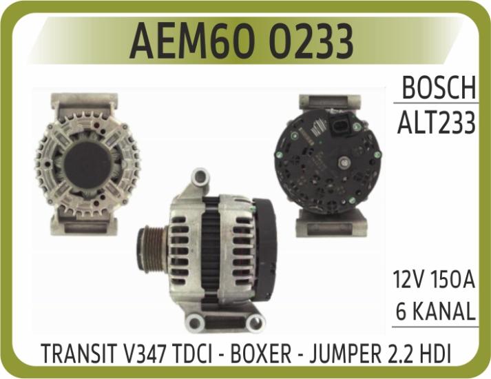 ALTERNATOR TRANSIT V347 TDCI - BOXER - JUMPER 2.2